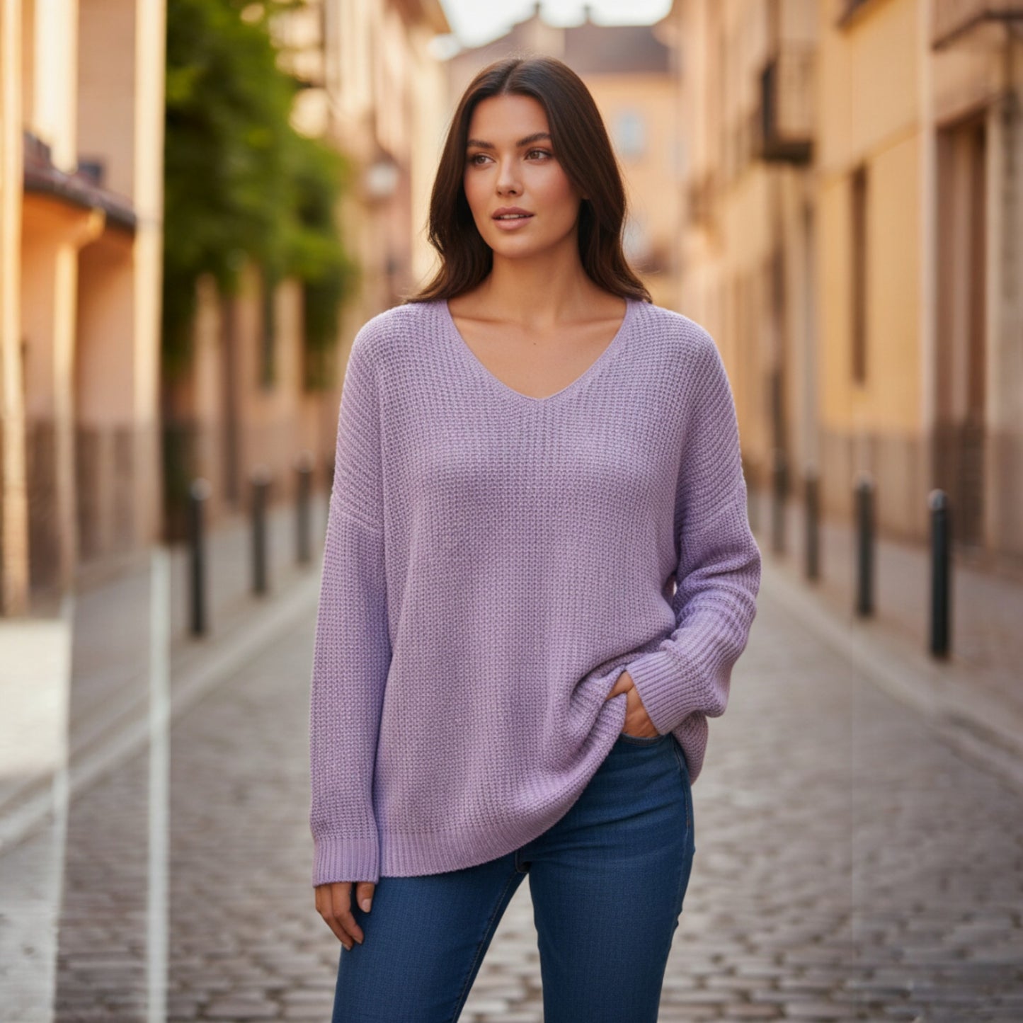 GRACE JERSEY KNIT PLAIN TOP