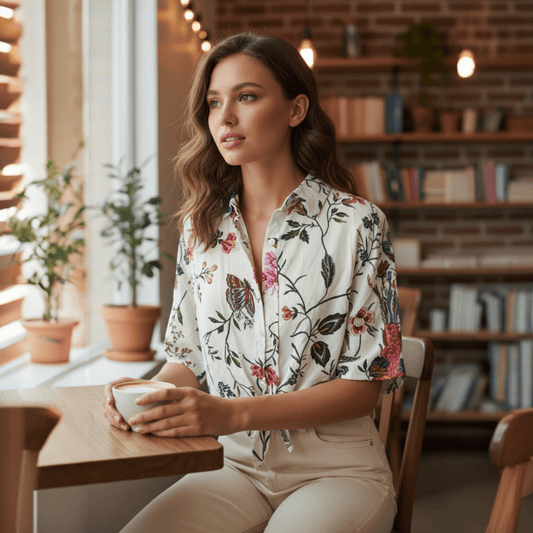 VISCOSE FLORAL SHIRT