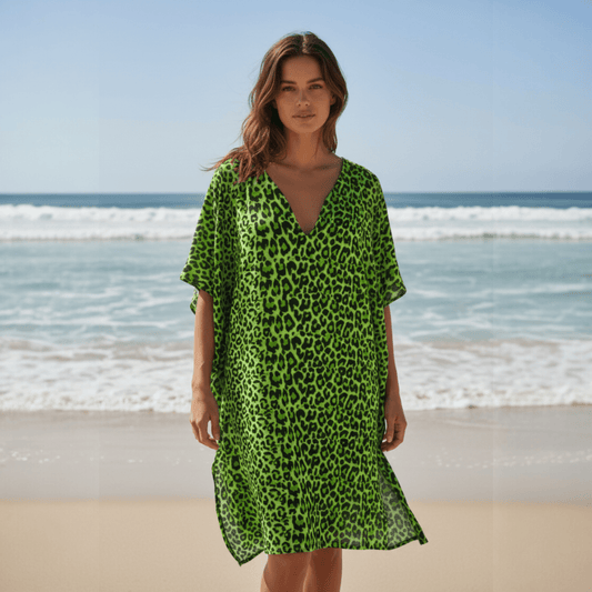SHORT PRINT KAFTAN