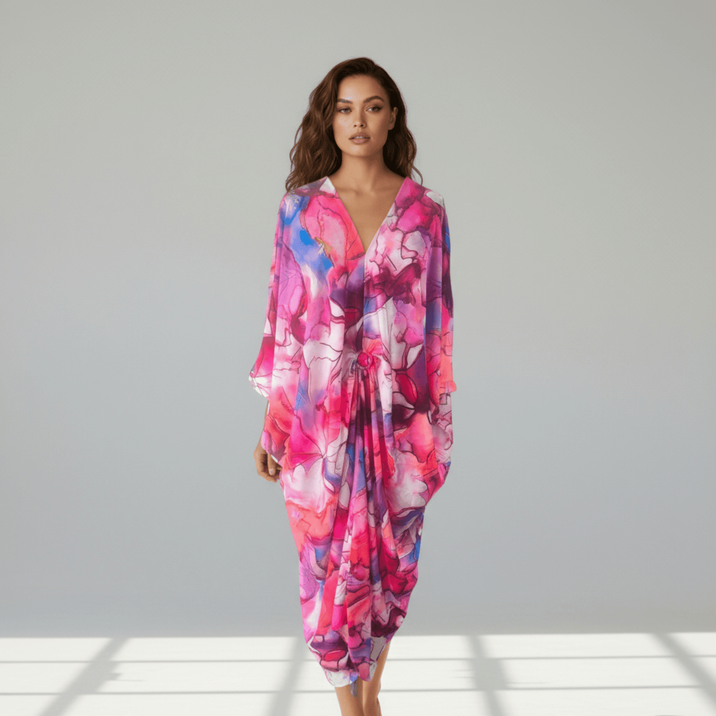 SATIN RING KAFTAN