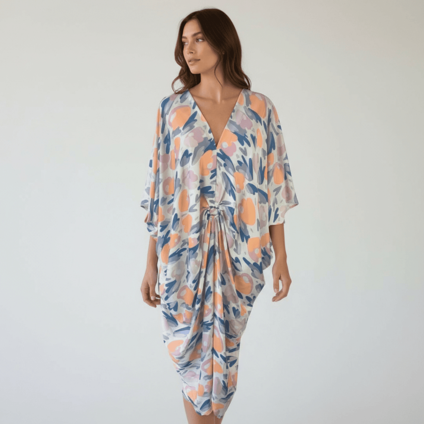 SATIN RING KAFTAN