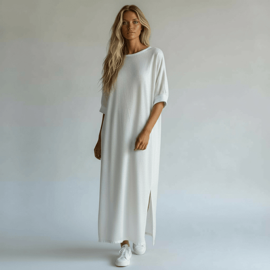 CATALINA LINEN RAGLAN SLEEVE DRESS