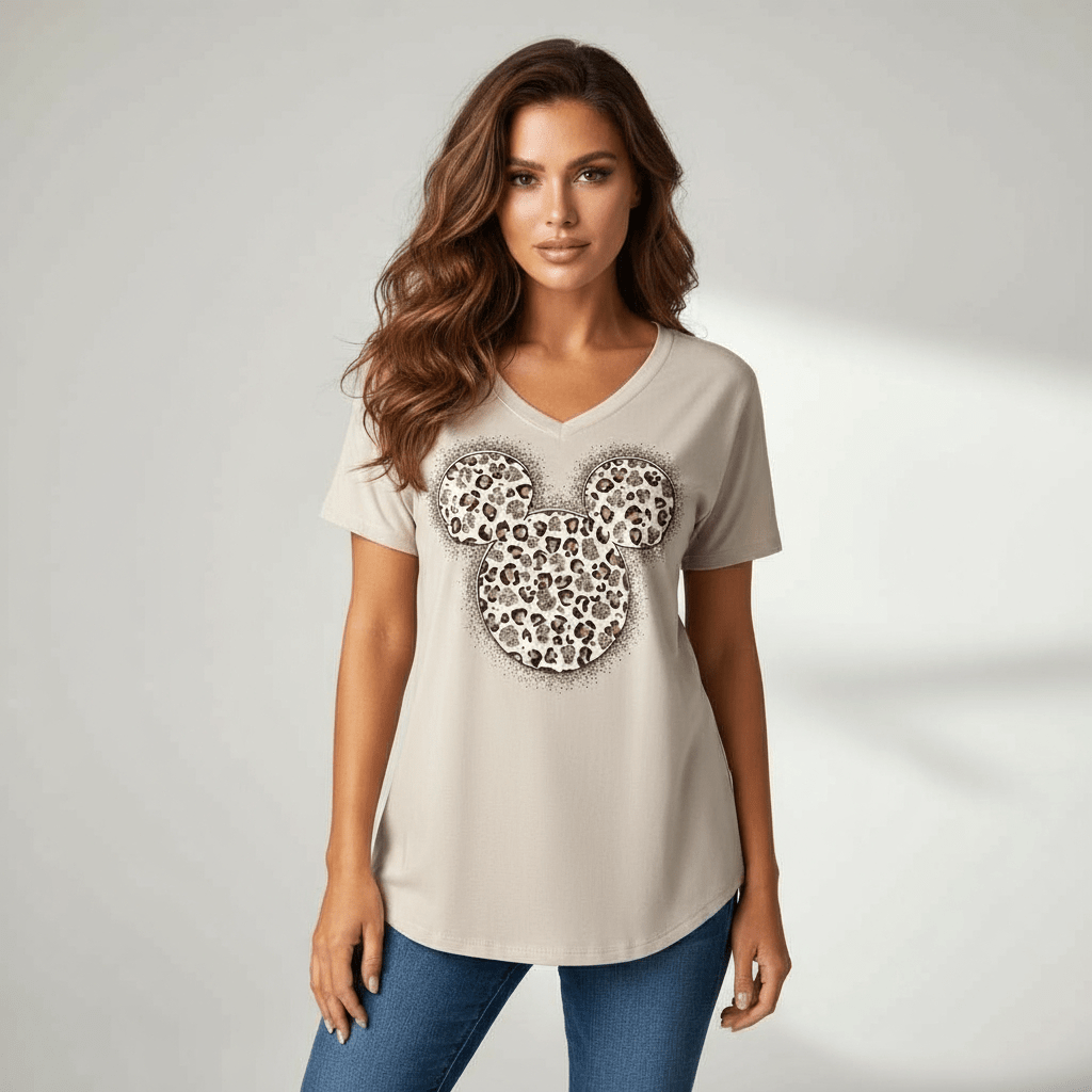 ZOLA VISCOSE SOFT KNIT MICKEY TOP