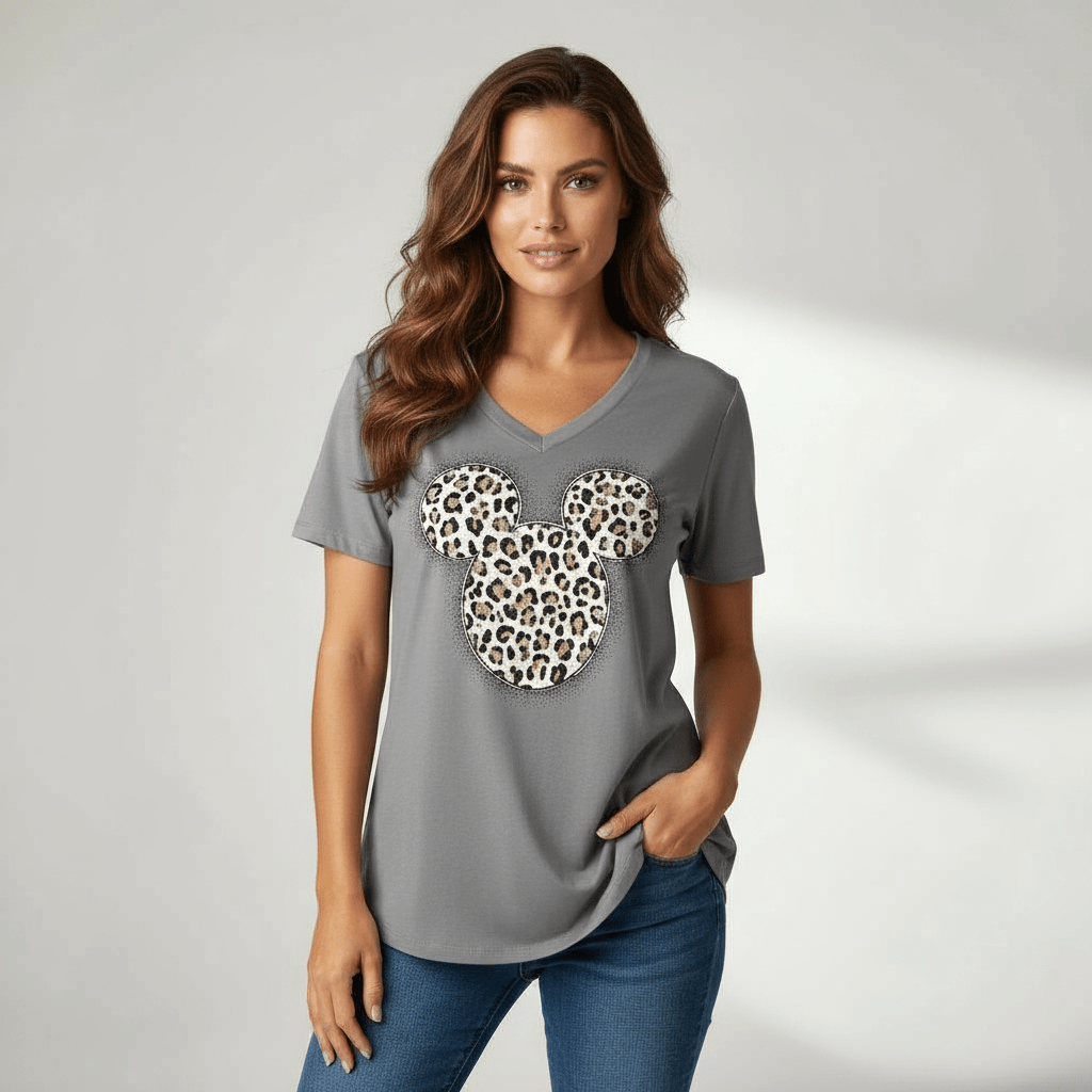 ZOLA VISCOSE SOFT KNIT MICKEY TOP