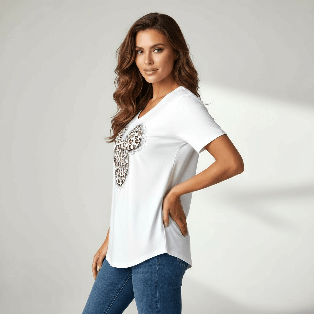 ZOLA VISCOSE SOFT KNIT MICKEY TOP