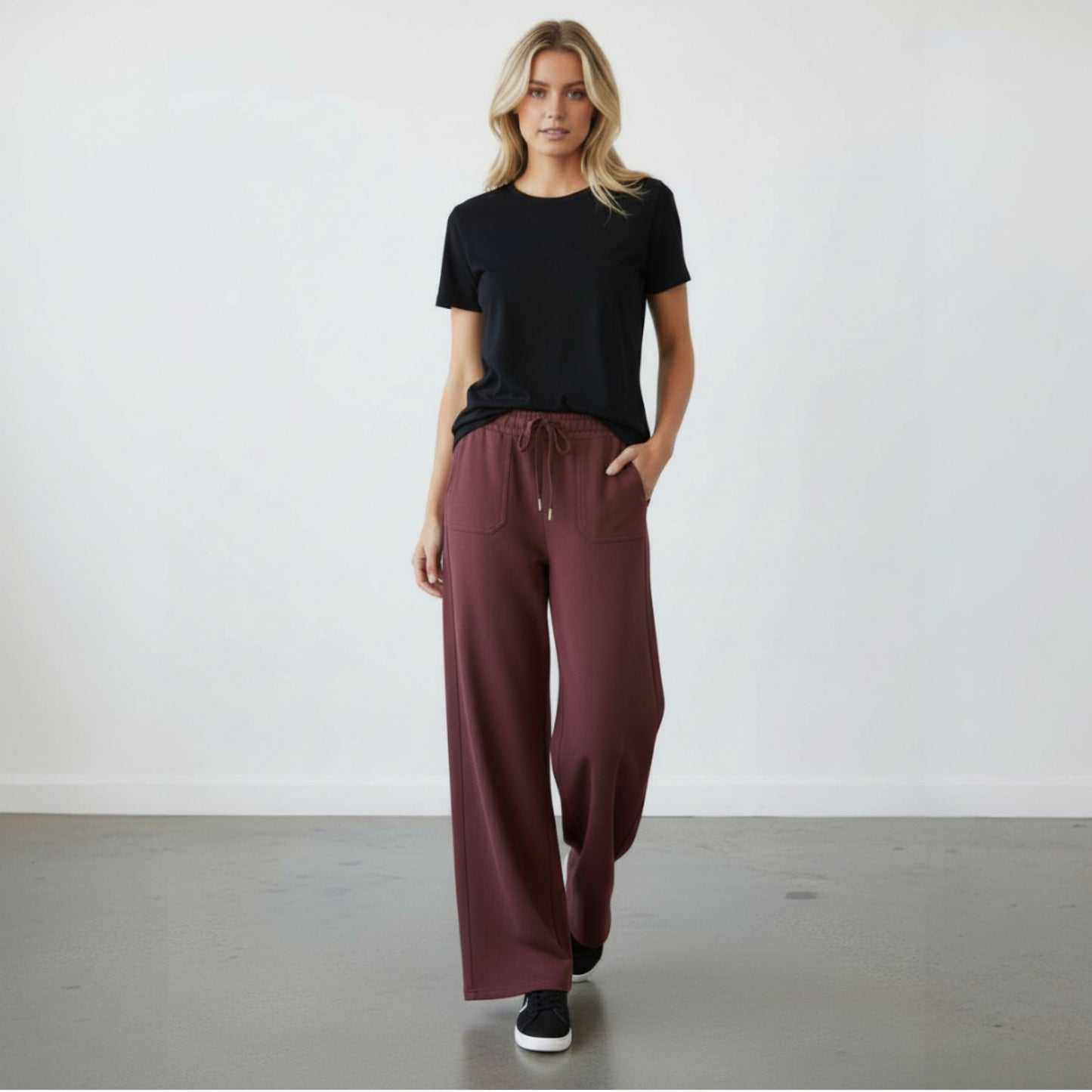 ROSIE COTTON ELASTANE FRONT POCKET PANTS